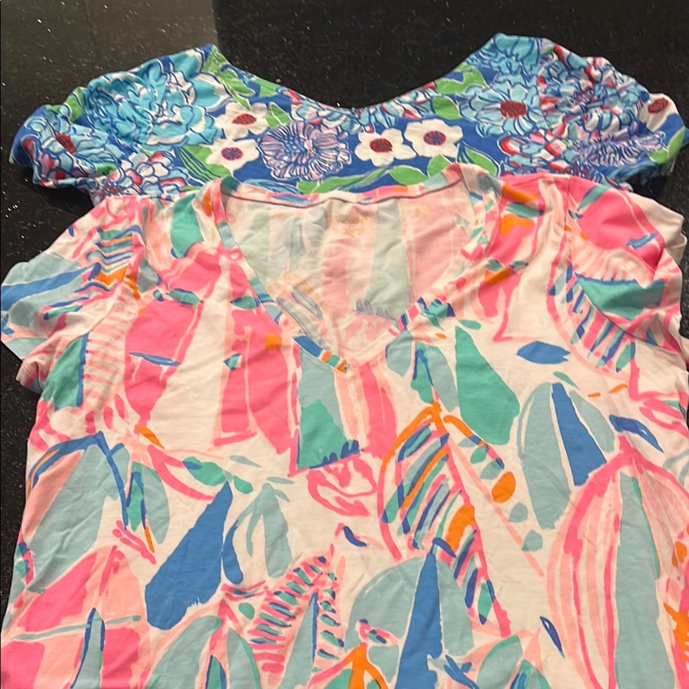 Colorful Floral and Abstract Print Tops